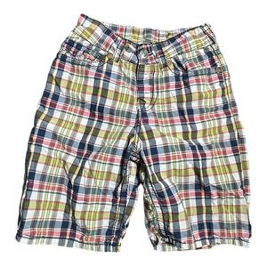 True Religion Men's Swimwear Surf Board‎ Shorts Plaid Size 30 Multicolor